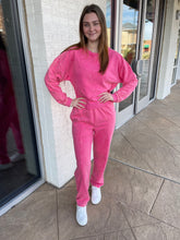 Load image into Gallery viewer, Aurora Comfy Knit Top and Pants Set Pink
