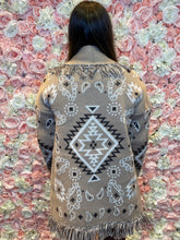 Load image into Gallery viewer, Holly Aztec Knit Sweater Cardigan
