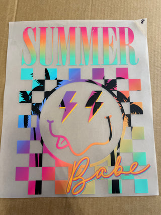 Summer Babe DTF Print