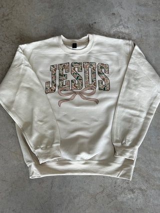 Jesus camo Graphic Top