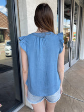 Load image into Gallery viewer, Cady Ruffle Sleeve Top
