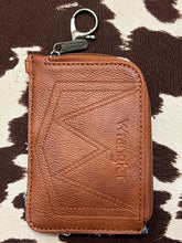 Load image into Gallery viewer, Wrangler Southwestern Art Print Mini Zip Card Case Jean
