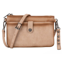 Load image into Gallery viewer, Wrangler Clutch/ Wristlet Crossbody Bag Collection -Khaki
