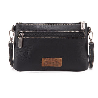 Wrangler Clutch/ Wristlet Crossbody Bag Collection -Black