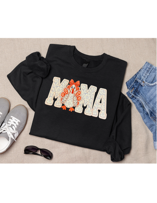 Mama Turkey Lace Graphic Crewneck