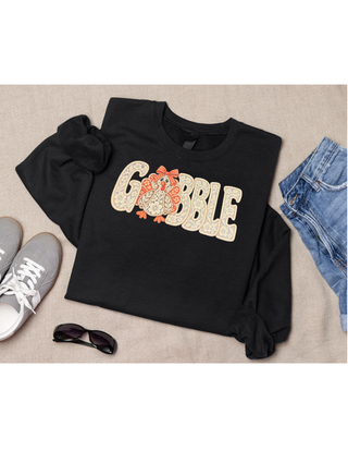 Gobble Lace Graphic Crewneck