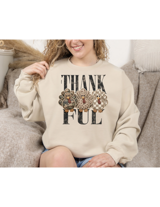 Thankful Turkey's Graphic Crewneck