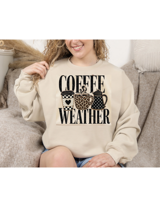 Coffee Weather Graphic Crewneck