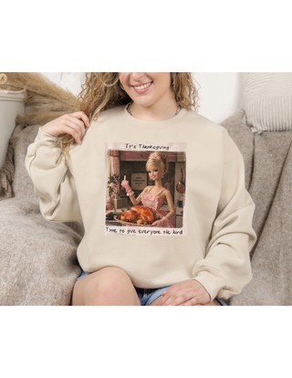 Give the Bird Graphic Crewneck