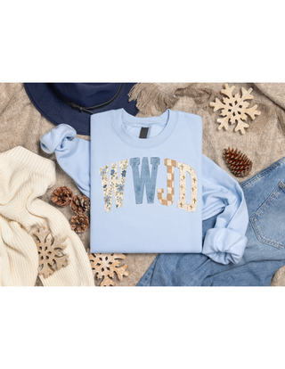 WWJD Floral Graphic Crewneck