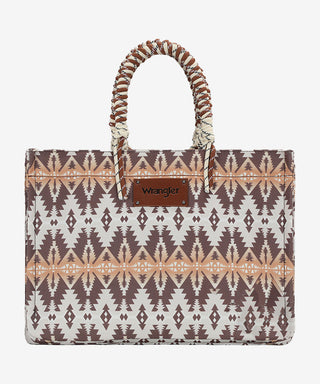Wrangler Southwestern Print Tote Bag - Khaki