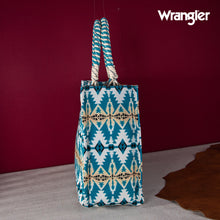 Load image into Gallery viewer, Wrangler Southwestern Print Tote Bag - Turquoise
