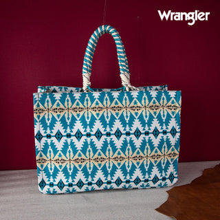 Wrangler Southwestern Print Tote Bag - Turquoise