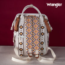 Load image into Gallery viewer, Wrangler Aztec Printed Callie Backpack - Tan
