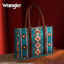 Load image into Gallery viewer, Wrangler Large Tote Dark Turquoise
