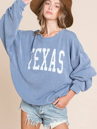 Texas Ribbed Longsleeve Top