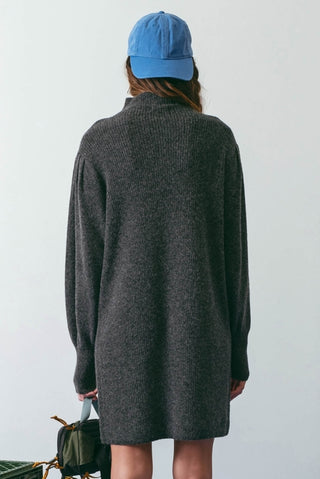 Ellie Sweater Dress Charcoal