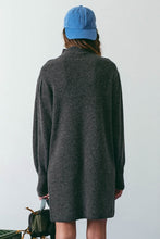 Load image into Gallery viewer, Ellie Sweater Dress Charcoal
