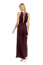 Load image into Gallery viewer, Dolly Strappy Wide Leg Jumpsuit Sangria
