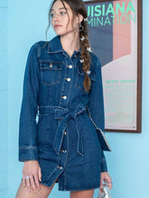 Load image into Gallery viewer, Paisley Denim Dress
