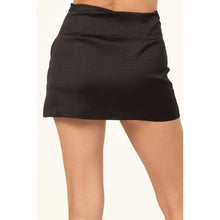 Load image into Gallery viewer, Mindy Checkered Print Skort Black
