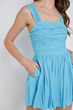 Load image into Gallery viewer, Siena Sleeveless Romper Lt. Blue
