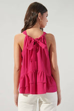 Load image into Gallery viewer, Lizette Tie Back Trapeze Top
