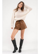 Load image into Gallery viewer, Jessie Faux Leather Shorts

