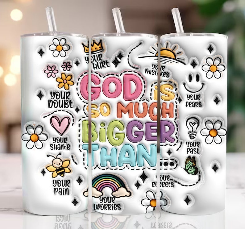 God Is 3D Tumbler