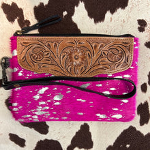 Load image into Gallery viewer, August Tooled Wristlet
