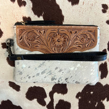 Load image into Gallery viewer, August Tooled Wristlet
