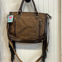 Load image into Gallery viewer, Dolly Tooled Fringe Purse
