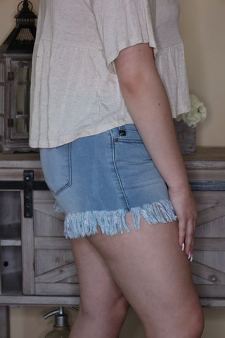 Morrison Mid Rise Shorts by LuvLeigh Apparel