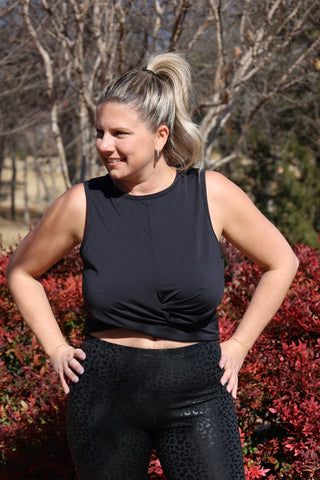 When We Crossed Paths Tank Athletic Top