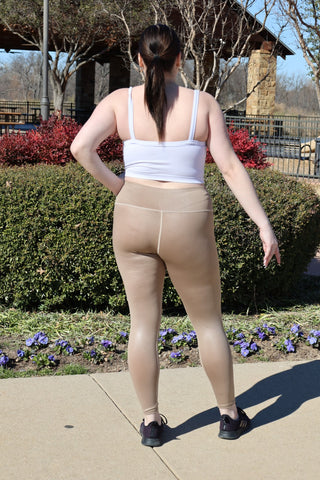 Luv Taupe leggings by LuvLeigh Apparel
