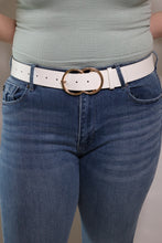Load image into Gallery viewer, Circle Of Truth White Belt by LuvLeigh Apparel
