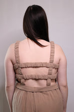 Load image into Gallery viewer, Mocha Soulfully Luved Cotton Jumpsuit by LuvLeigh Apparel
