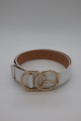 Circle Of Truth White Belt by LuvLeigh Apparel