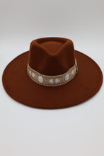 Load image into Gallery viewer, Heads Winds Rust Fedora Hat by LuvLeigh Apparel
