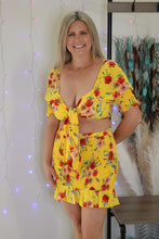 Load image into Gallery viewer, Yellow Hello Beautiful Tropical Skirt by LuvLeigh Apparel
