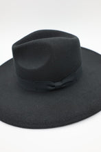 Load image into Gallery viewer, Sunny Day Black Fedora Hat by LuvLeigh Apparel
