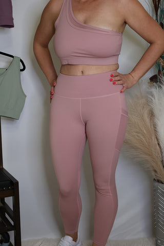 Rose Chasing Dreams High Waisted Leggings by LuvLeigh Apparel
