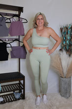 Load image into Gallery viewer, Sage Chasing Dreams High Waisted Leggings by LuvLeigh Apparel

