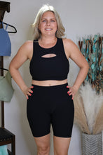 Load image into Gallery viewer, Black Feeling The Breeze Sports Bra by LuvLeigh Apparel
