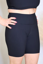 Load image into Gallery viewer, Black Feeling The Breeze Biker Shorts by LuvLeigh Apparel
