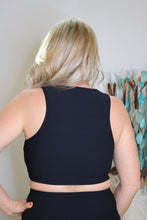 Load image into Gallery viewer, Black Feeling The Breeze Sports Bra by LuvLeigh Apparel
