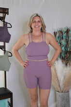 Load image into Gallery viewer, Lavender Hitting The Streets Biker Shorts by LuvLeigh Apparel
