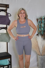 Load image into Gallery viewer, Grey Feeling The Breeze Biker Shorts by LuvLeigh Apparel
