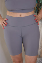 Load image into Gallery viewer, Grey Feeling The Breeze Biker Shorts by LuvLeigh Apparel

