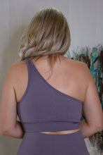 Load image into Gallery viewer, Lavender Walking The Line Sports Bra By LuvLeigh Apparel

